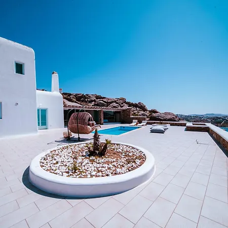 Villa Mykonos Sympatico, Private Pool & Sea Vistas *