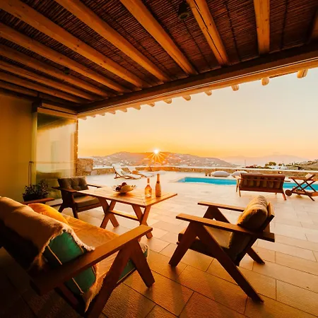 Mykonos Sympatico, Private Pool & Sea Vistas Villa *